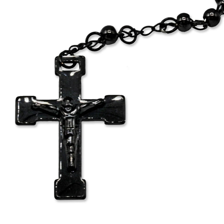 Gifts Catholic Inc. LOT of 10 - Small Flared Posts Sunburst Crucifix - 7/8  Inch Metal Rosary Crucifix Cross Pendant Medal