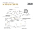 thumbnail image 4 of Set Edredón Matrimonial Xl + Funda De Almohada + Sábanas 7 Pzas Real Textil Nego - Gris, 4 of 8