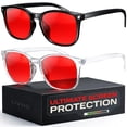 thumbnail image 1 of Gafas Gaming livho con bloqueo de luz azul-verde y lentes rojos, 1 of 8