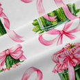 thumbnail image 5 of Manfei Cartoon Food Print Blackout Curtains,Cute Pink Bowknot Window Curtains Pack of 2 (38x45 Each), 5 of 6