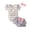 Grey, variant on Gerichy Girls Summer Outfits, Toddler Kids Girls Clothing Sets Summer Sunflower T Shirt Tops Chiffon Ruched Casual Loose Pants Outfits Children Clothes