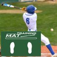 thumbnail image 3 of LJNYFDC Right-handed Baseball Mat Baseball Hitting Mat Non Slip Design Wear Resistant Toes Facing Place Aid Suitable for Right and Left Handed Players Softball Hitting and Batting Training Tool, 3 of 6