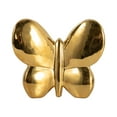 thumbnail image 6 of Ceramic Balloon Butterfly Sculpture for Home Decor - Ornaments for Bathroom, Office, Room and Living Room Display Styling - Sculptural Figurine for Shelf or Coffee Table Decor - 5", Gold & Metallic, 6 of 13