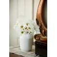 thumbnail image 2 of Philip Clayton-Thompson 13x18 White Modern Wood Framed Wall Art Titled - Daisy Bouquet II, 2 of 5