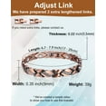 thumbnail image 3 of Wollet Magnetic Cooper  Bracelets for Women,Gifts for Mom or Wife (6.8 In), 3 of 11