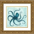 thumbnail image 1 of Shamp, Cindy 20x20 Gold Ornate Wood Framed with Double Matting Museum Art Print Titled - Octopus II, 1 of 4