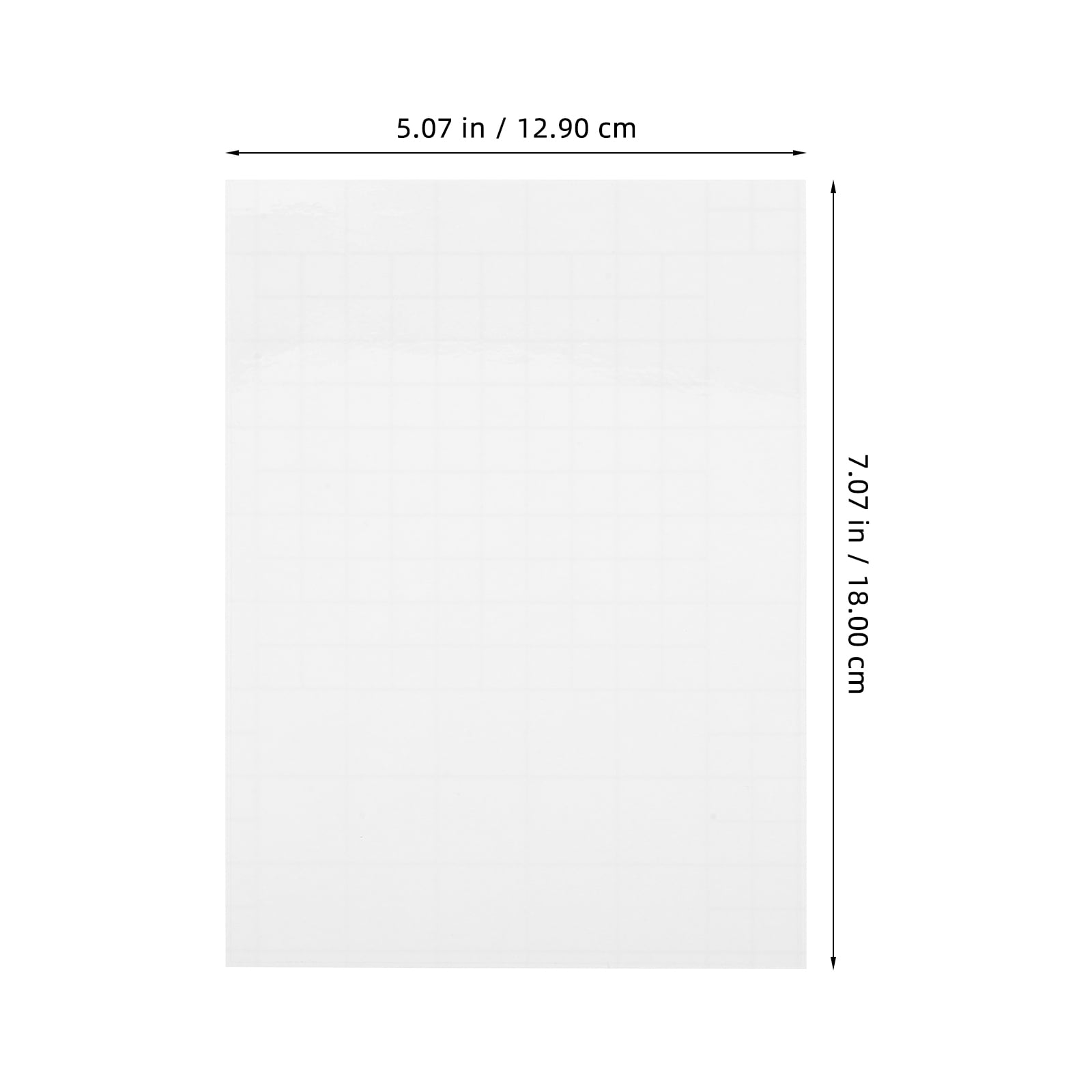 Hytrove 100 Sheets Self Stick Laminating Sheets Adhesive Film Transparent PVC Photo Protection Outdoor Use