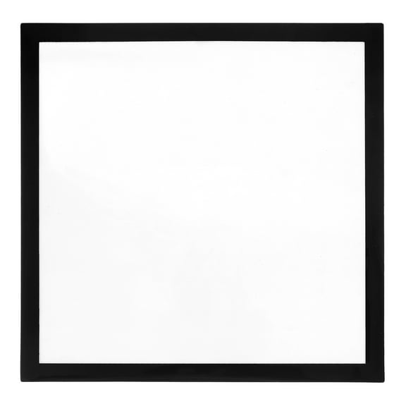 Uxcell 11" x 11" Inch Magnetic Self Adhesive Diamond Frames Suitable for 10" x 10" Picture, Black 1Pcs