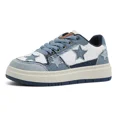 thumbnail image 2 of Zapatos De Tenis Mujer De Suela Gruesa Mezclilla De Moda, 2 of 8