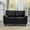 1-Black+2-Sester, variant on VEPXXP 59" Storage Loveseat, 2-Seater Faux Leather Sofa with Big Padded Armrest & Tufted Back, Breathable PU Leather Couch for Small Space, Apartment & Office, Burgundy