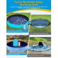 thumbnail image 3 of Piscina plegable para perros VISTOP Jumbo, carcasa de plástico duro, 220 cm, azul, 3 of 7