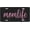 Pink Sparkle Mom Life, variant on Pink Glitter Dog Mom License Plate - 6x12 Inch Aluminum Novelty Decorative Vanity Metal Front Car Plate for Women Men