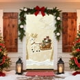 thumbnail image 6 of TanSiDing 1pcs Merry Christmas Door Banner Christmas Front Door Cover with Snowflakes and tree for Xmas Winter Seasonal Holiday Party Porch Wall Hanging New Year Entryway Decoration 35.43*70.87in, 6 of 6