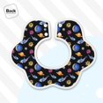 thumbnail image 4 of Hirioo Whales In Space for Baby Cotton Petal Bib Drool Bibs for Baby Boy Unisex, 4 of 9
