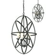 thumbnail image 3 of Z-Lite 6027-4L-BRZ Aranya Pendants 20in Steel 4-light, 3 of 6