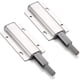 thumbnail image 1 of 2 protectores para puerta de armario montados en el lado de aluminio (plateado) + 2 láminas autoadhesivas de 3 m Ormromra FLD-4752, 1 of 7