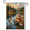 A, variant on XaaKee Garden Flag, Lakehouse Greeting Yard Flags, Double-sided High-Quality White Linen Summer Garden Flag, Splashing Fish Theme, 12x18Inch
