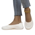 thumbnail image 5 of YOUYEDIAN Loafers for Women Fashion Knit Mesh Versatile Comfy Soft Slip On Platform Flats Casual Round Toe Breathable Sport Outdoor Walking Shoes, 5 of 5