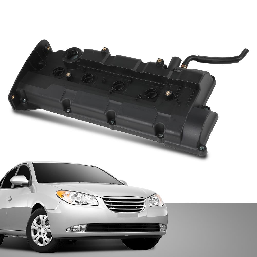 CROSSDESIGN Valve Cover w/Gasket Fit for Hyundai Elantra Tiburon Kia Spectra 2004-2010