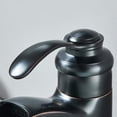 thumbnail image 6 of Oil Rubbed Bronze Bathroom Basin Faucet Waterfall Sink Vanity Mixer with Drain, 6 of 15