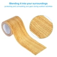 thumbnail image 3 of Unique Bargains Ruban de Réparation Grain de Bois 2.2'X30 Pieds, Ruban de Réparation Texturé Réaliste Auto-Adhésif, Chêne Naturel, 3 of 5