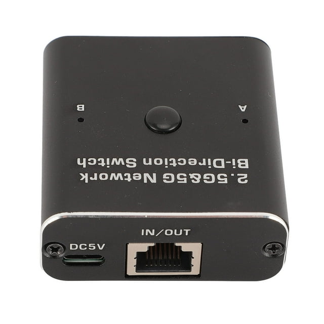 2,5 g 5 g de Interruptor de Red, Aislamiente Físico 1000Mbps 2.5G 5G Network Bidireccióntre 1 EN 2 OUT 2 Puertos RJ45 Para Computadora