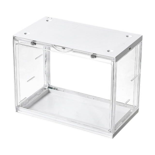 Vitrina de figuras,Vitrina transparente con puertas iluminadas para figuras,Caja de figuras para exhibir muñecas coleccionables,Estuche de exhibición coleccionable Estuche para figuras de