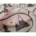 thumbnail image 5 of oneOone Silk Tabby Dusty Gray Fabric Mountain Pattern Sewing Craft Projects Fabric Prints By Yard 42 Inch Wide, 5 of 5