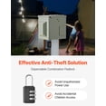 thumbnail image 6 of VEVOR Outdoor Electrical Outlet Box,20 AMP GFCI Receptacle, Electrical Outlet Panel Box with GFCI Protection, IP54 Weatherproof Exterior, Power Plug Outlet Box,for Halloween Decorations Patio Lights, 6 of 9