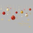 thumbnail image 2 of EGNMCR Stickers,Cute Stickers Glass Window Golden Christmas Pendant Colored Ball Sticker Stickers Stickers, 2 of 8
