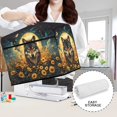 thumbnail image 6 of HELLHERO Wolf Sunflower Pattern Sewing Machine Cover Portable Easy to Clean 17.7x8.6x12.5 Inch Polyester Material, 6 of 8