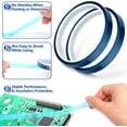 thumbnail image 3 of 3 Rolls Heat Tape,Bexikou Adhesive Heat Resistant Transfer Tape,Heat Vinyl Thermal Sublimation Press Tape,High Resistant Temperature Tape for Electronics Printing Circuit Board,10mm x33m(108ft), 3 of 6