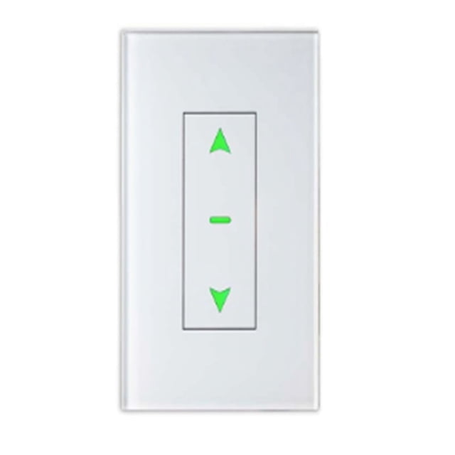 2 interruptores de botón táctil inteligentes Tuya WiFi conectados a cortinas eléctricas, persianas enrollables para Alexa Home Siri, enchufe de EE. UU.