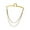 Gold Color, variant on Runquan Men's Tie Clip Father's Day Gift Decor Necktie Link Chain for Men Ceremonies Gold Color