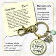 thumbnail image 2 of Inspirational Gutsy Goodness Bronze Keychain I Choose Defiantly Hopeful Survivor Quote, 2 of 8