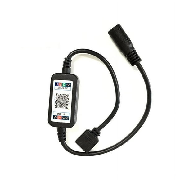 Minicontrolador LED bluetooth, luz RGB colorida con aplicación para teléfono móvil, control inteligente, atenuador LED bluetooth