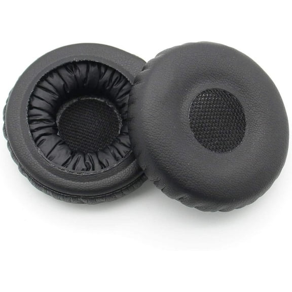 Aiivioll Earpads Replacement Ear Pads Protein PU Leather Ear Cushion Compatible with AKG Y40 Y45BT Y45 BT Headphones (Black)
