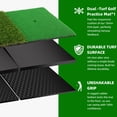 thumbnail image 4 of Tapete para Prática de Golfe CalmBloom Dual-Turf Dobrável e Portátil, 4 of 7