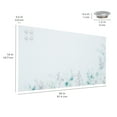 thumbnail image 2 of ECR4Kids MessageStor Dry-Erase Glass Board and Magnets, Office Essentials Botanical, 2 of 9