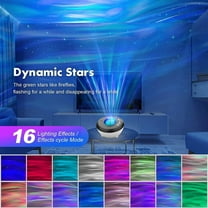 Projector - Night Light with Music Speaker, White Noise, Alexa Compatible for Kids, Adults, Gaming Room, Home Theater Decorations