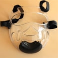 thumbnail image 3 of Clear Face Guard, Face Shield Portable Detachable Taekwondo Protection for Sports Karate Martial Arts Face Shield Nose Protector for Sports, 3 of 7