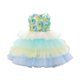 thumbnail image 2 of Herrnalise - Vestidos formales de princesa para niñas pequeñas con degradado de color, malla de hilo, flores, fiesta de cumpleaños, 2 of 8