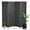 Gray, variant on YRLLENSDAN 4 Panel Room Dividers, 6FT Room Partitions and Dividers for Room Separation Hand-Woven Design Portable Wall Folding Screen Privacy Screens, Black