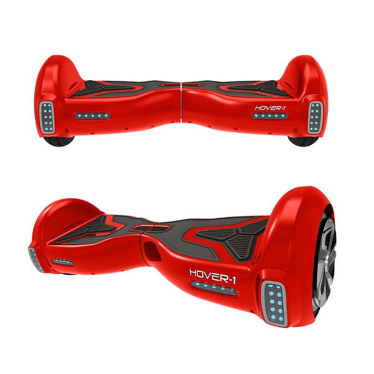 Hover-1 H1 Hoverboard, Red, 264 Lbs. Max Weight with LED Lights - image 2 of 8
