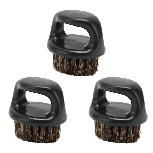 Cepillo para barba, 3 piezas, cepillo para barba para hombres, cepillo de limpieza para barba, cepillo de afeitar para salón, diseñado para precisión