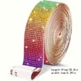 thumbnail image 2 of AIGIA Self Adhesive Rhinestone Strips Diamond Bling Crystal Ribbon Sticker Wrap for DIY Car Phone Clothing Shoes Hats Accessories, 2 of 9