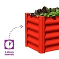 thumbnail image 6 of The Organic Garden Co. Hakea 1.8' x 1' x 1.3' Metal Kids Garden Bed - Red, 6 of 8