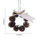 thumbnail image 3 of xihome Juego de 2 adornos navideños de piñas naturales de 8 cm, decoracin rstica para colgar en el rbol, la chimenea o la ventana, para interiores y exteriores., 3 of 6