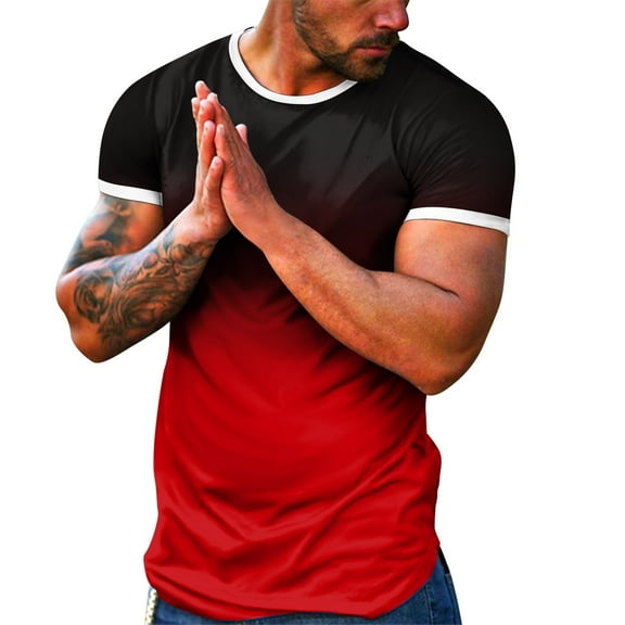 adviicd Mens Workout Shirts Casual Tee Men's Sport Tee Male Casual T-Shirt