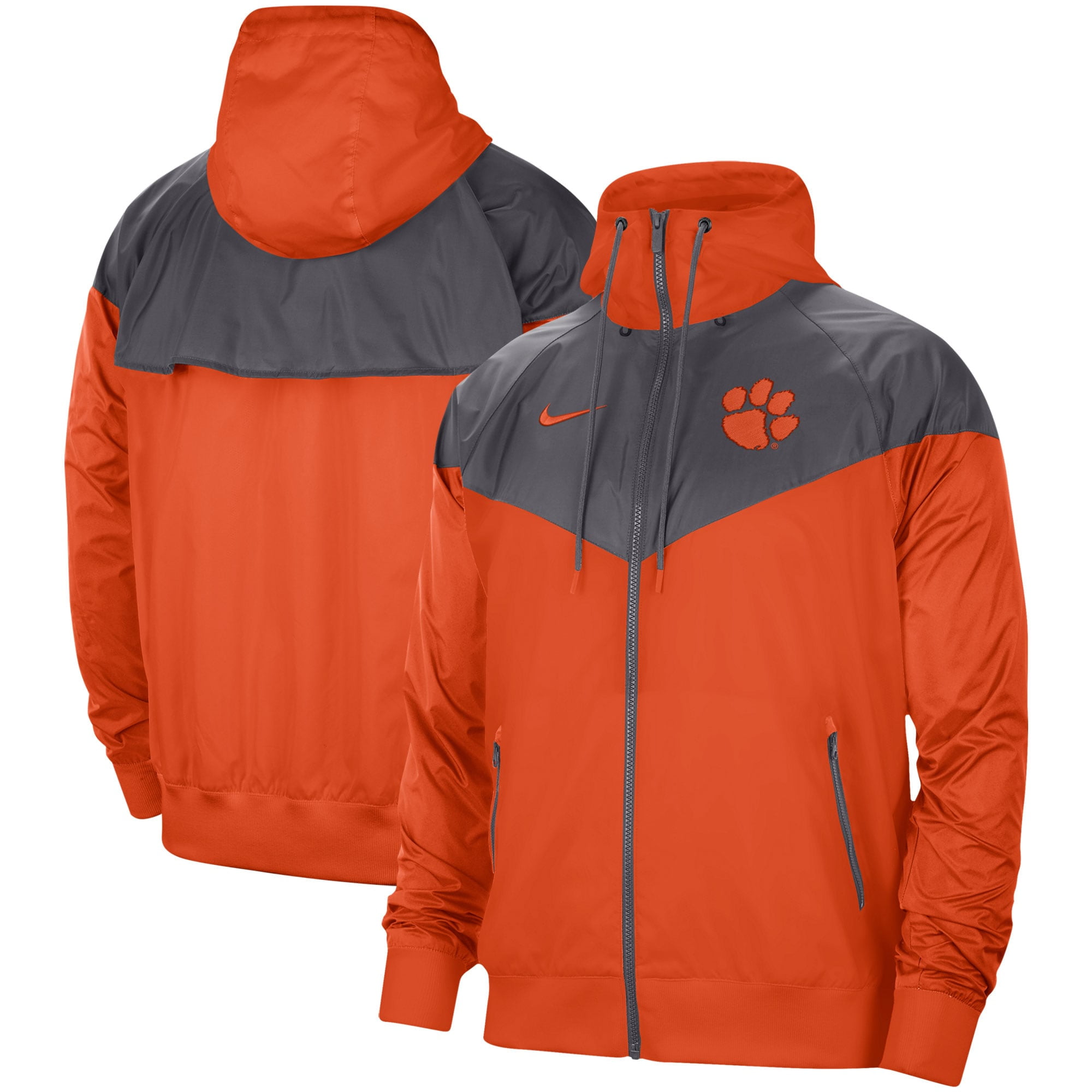 Nike Orange Clemson Tigers Windrunner 